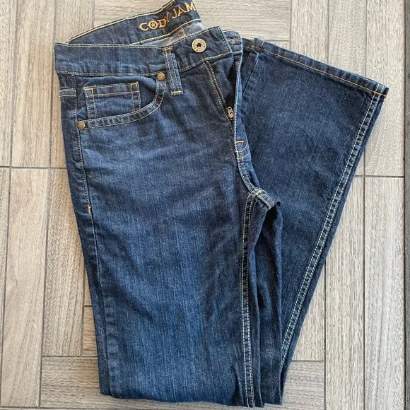 Cody James Men's Bootcut Jeans - Deep Blue - Picture 2 of 5